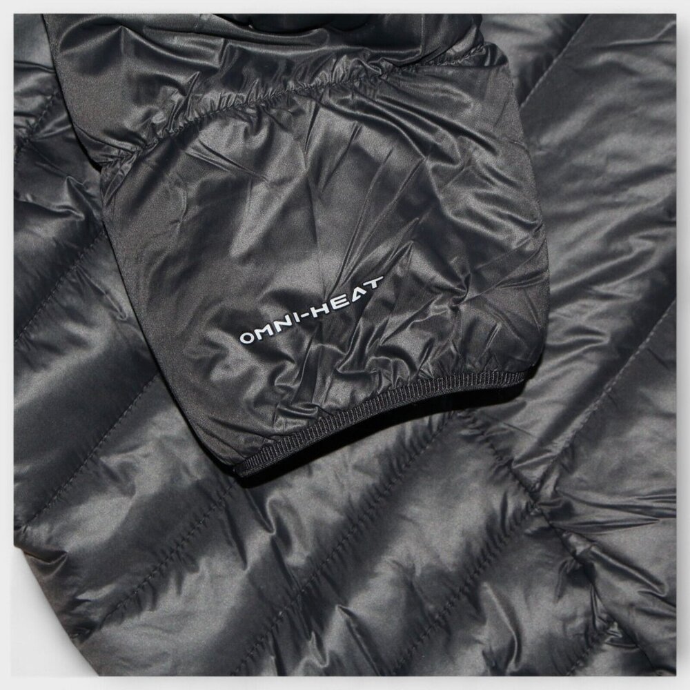 Columbia Autumn Park Down MID  Omni Heat woman black jacket Plus Size - Picture 8 of 12